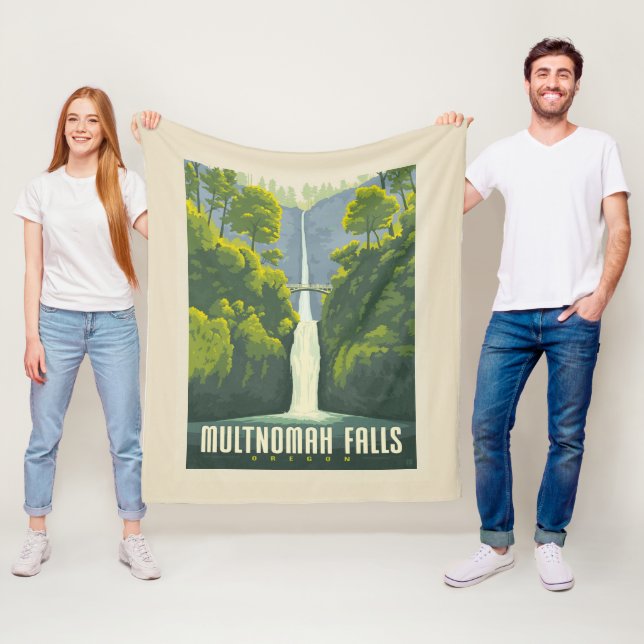Couverture Polaire Chutes Multnomah | Oregon (En situation)