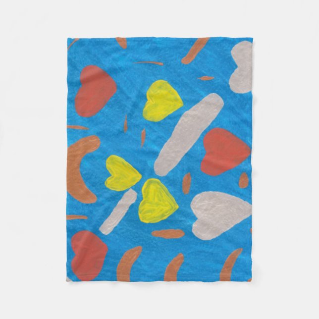 Couverture Polaire Ciel de l'amour polaire Blanket (Devant)