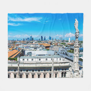 Couverture Polaire Ciel de Milan