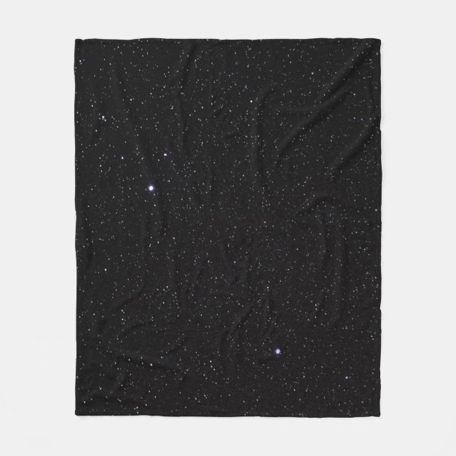 Couverture Polaire Ciel nocturne avec étoiles (Devant)
