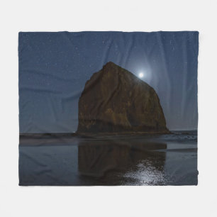 Couverture Polaire Cieux au-dessus de Haystack Rock Cannon Beach, O