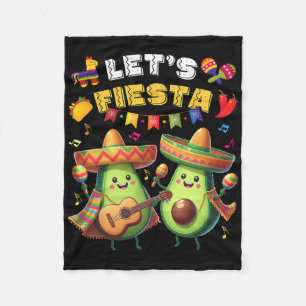 Couverture Polaire Cinco De Mayo Fiesta Poncho Avocat Garçons Fille