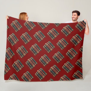 Couverture Polaire Cinq Anneaux Motif de Pochoir Découpé du Pentateuq