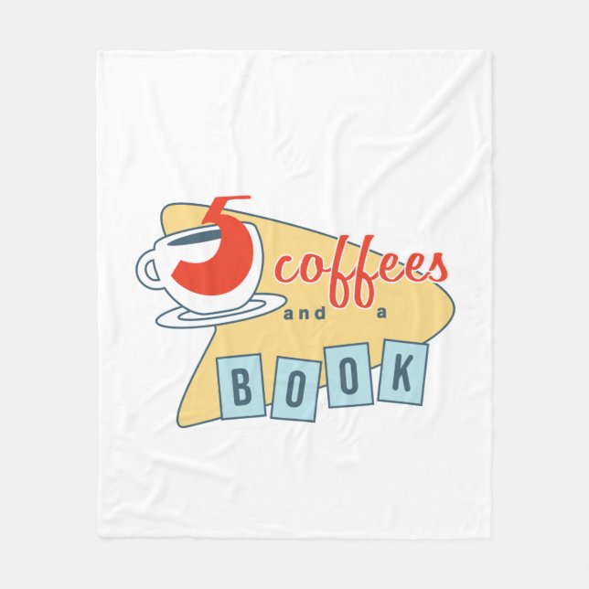 Couverture Polaire Cinq cafés et une flotte de livres (Devant)