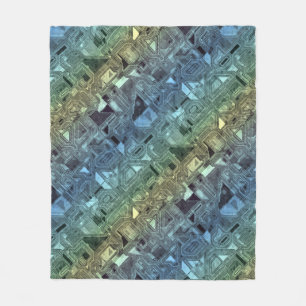 Couverture Polaire circuits de bonbons - citron vert :