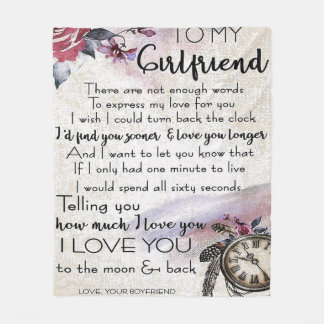 Couverture Polaire Citation d'amour pour amie | Jovely Couple Cadeau