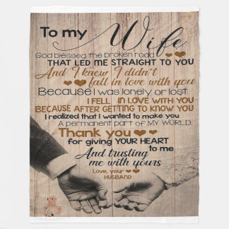 Couverture Polaire Citation D'Amour Pour La Femme | Cadeau familial m
