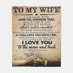 Couverture Polaire Citation D'Amour Pour La Femme Meilleur et parfa