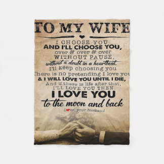 Couverture Polaire Citation D'Amour Pour La Femme | Meilleur et parfa