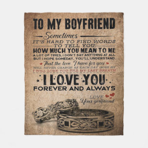 Couverture Polaire Citation d'amour pour petit ami Devis amusants p