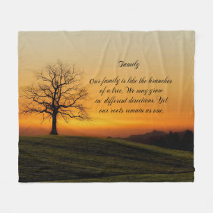COUVERTURE POLAIRE CITATION DE FAMILLE