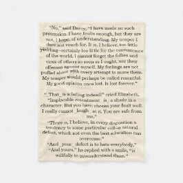 Couverture Polaire Citation de livre personnalisée Texte Priorité et 