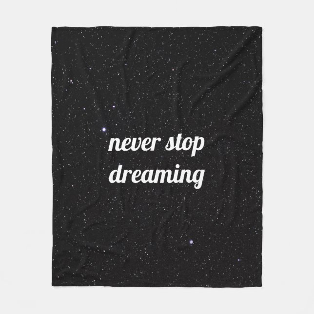 Couverture Polaire Citation Sherpa Blanket sur le ciel nocturne avec  (Devant)