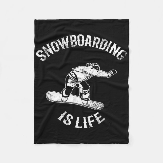 Couverture Polaire Citation Snowboard Alpine Snowboard (Devant)