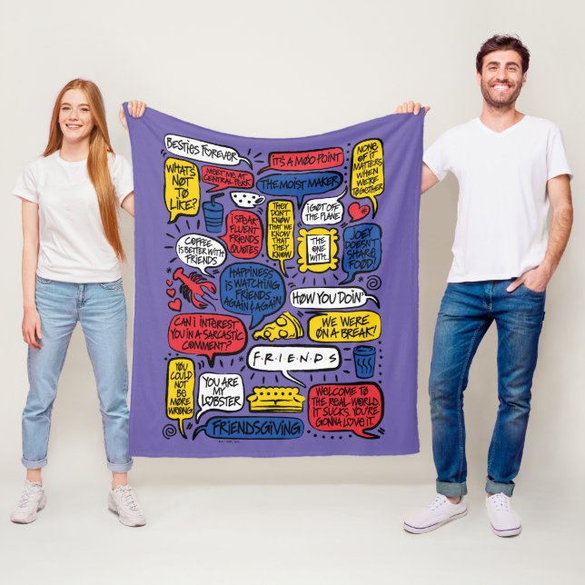 Couverture Polaire Citations FRIENDS™ (En situation)