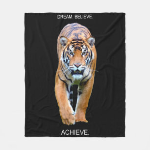 Couverture Polaire Citations Motivationnelles Tiger Auto-Amélioration