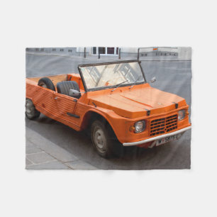 Couverture Polaire Citroen orange Mehari