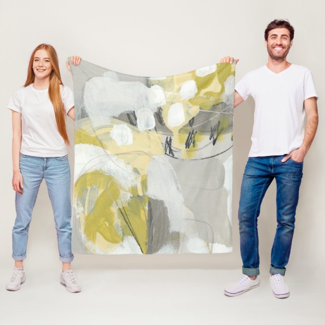 Couverture Polaire Citron (En situation)