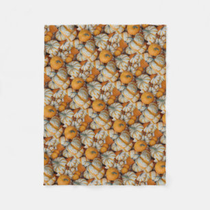 Couverture Polaire Citrouille