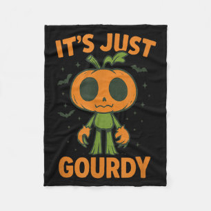 Couverture Polaire Citrouille d'Halloween Gourdy Holloway Drôle d'Aut