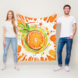 Couverture Polaire Citrus Splash of Joy