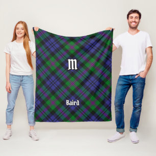 Couverture Polaire Clan Baird Tartan