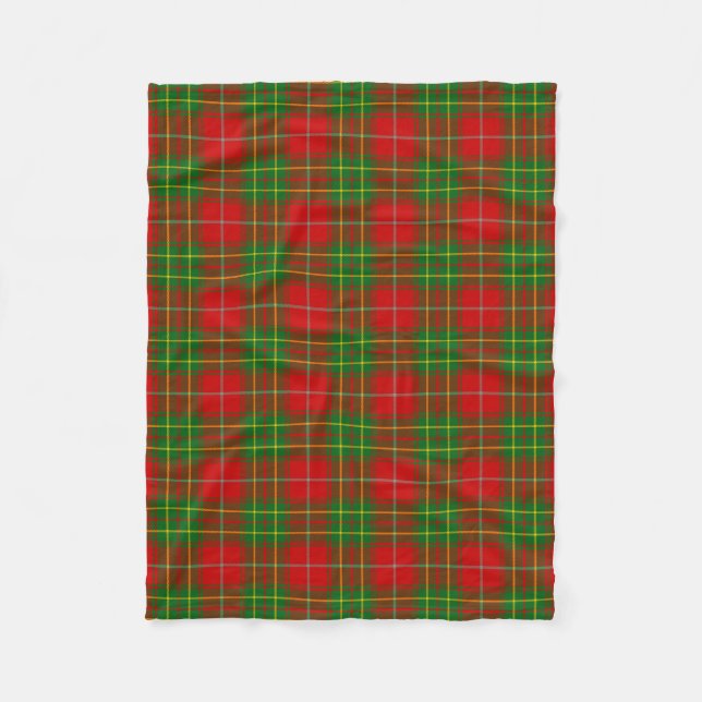 Couverture Polaire Clan écossais Burnett Tartan Plaid (Devant)