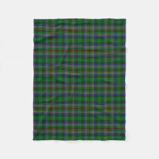 Couverture Polaire Clan écossais Cockburn Tartan Plaid (Devant)