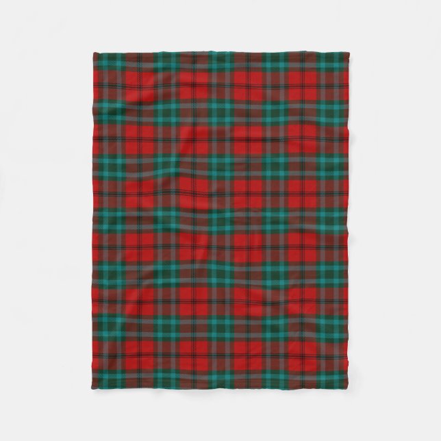 Couverture Polaire Clan écossais Cook Tartan Plaid (Devant)
