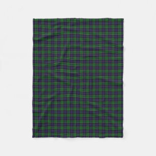 Couverture Polaire Clan écossais Leslie chassant le tartan classique