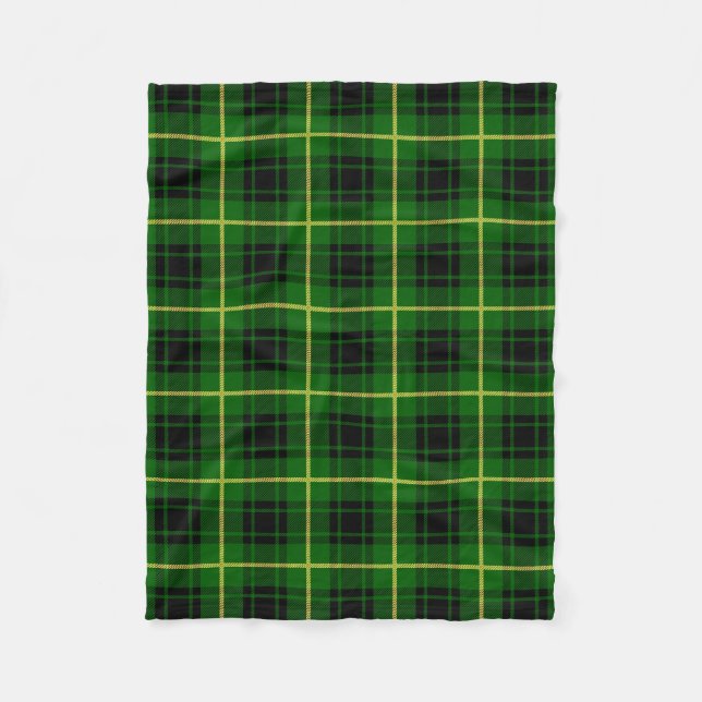 Couverture Polaire Clan écossais MacArthur Tartan Plaid (Devant)