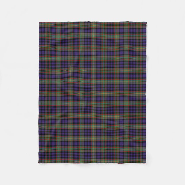 Couverture Polaire Clan écossais MacLellan Tartan Plaid (Devant)