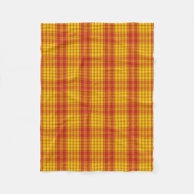 Couverture Polaire Clan écossais MacMillan Tartan Plaid (Devant)