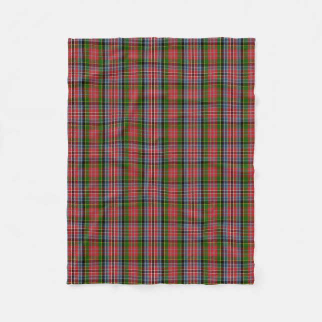 Couverture Polaire Clan écossais MacPherson Tartan Plaid (Devant)