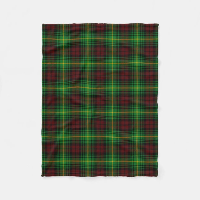 Couverture Polaire Clan écossais Martin Tartan Plaid (Devant)