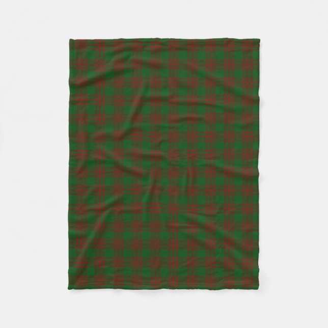 Couverture Polaire Clan écossais Menzies Red Green Classic Tartan (Devant)