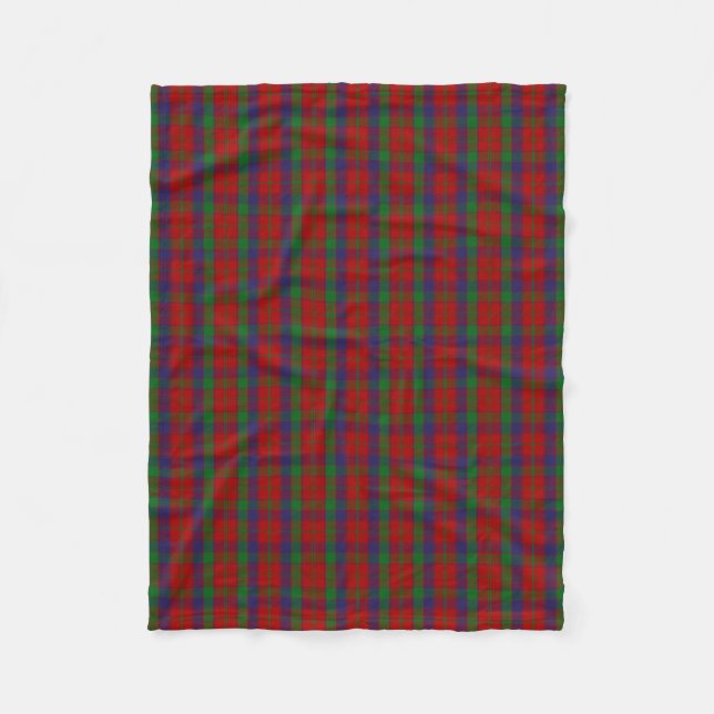Couverture Polaire Clan écossais Robertson Tartan Plaid (Devant)