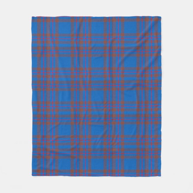 Couverture Polaire Clan Elliot Tartan (Devant)