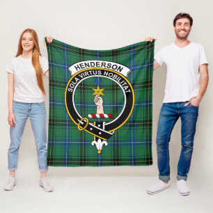 Couverture Polaire Clan Henderson Ancienne Tartan Plaid