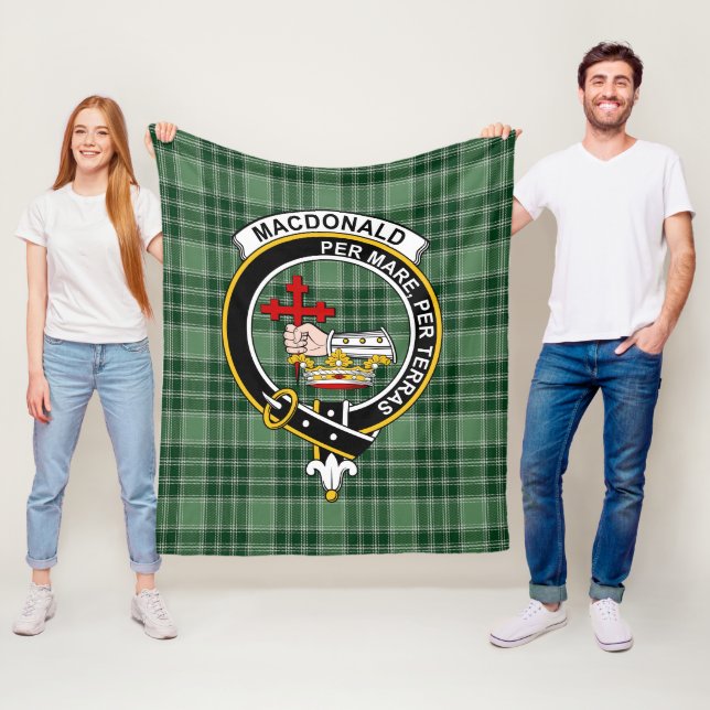 Couverture Polaire Clan MacDonald Lord Of The Isles Hunting Macdonald (En situation)
