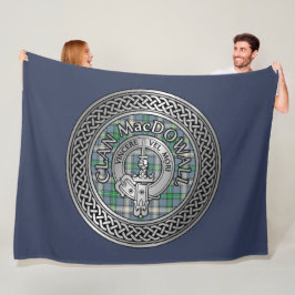 Couverture Polaire Clan MacDowall Crest & Tartan Knot