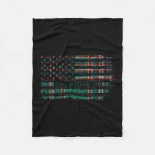 Couverture Polaire Clan Macfarlane Chasse Scottish Tartan Us Drapeau 