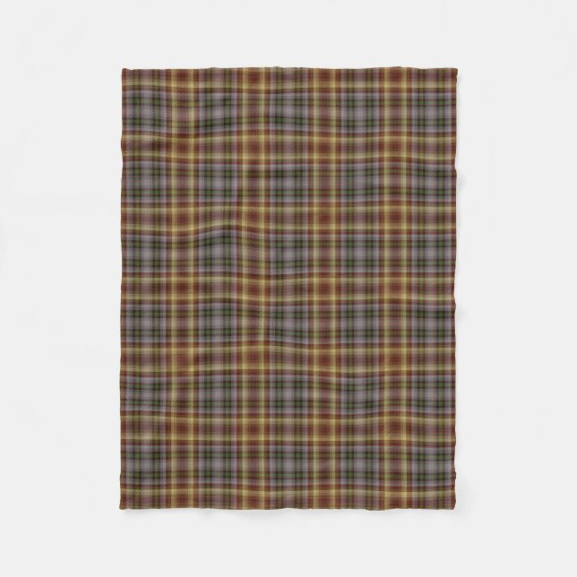 Couverture Polaire Clan MacKay de Strathnaver Tartan Plaid (Devant)