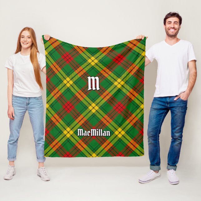 Couverture Polaire Clan MacMillan Tartan (En situation)