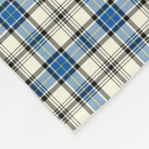 Clan Tartan bleu et blanc