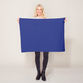 Couverture Polaire Classic Dark Blue Accent Fleece Blanket