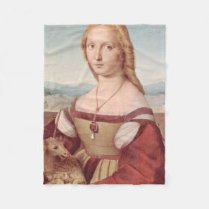 Couverture Polaire Classique Raphael Lady et Unicorn