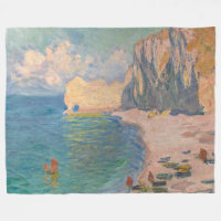 Claude Monet - Etretat : Plage et Falaise d'Amont