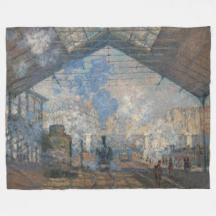 Couverture Polaire Claude Monet - Gare Saint-Lazare Vue extérieure