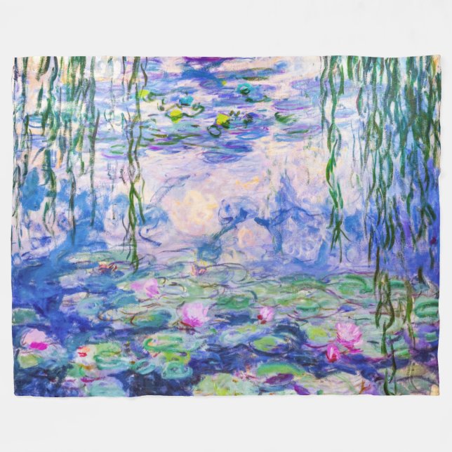 Couverture Polaire Claude Monet - Nymphéas / Nymphéas 1919 (Devant (Horizontal))